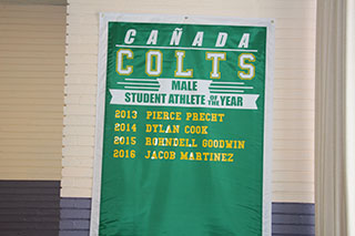 Male Athlete Banner