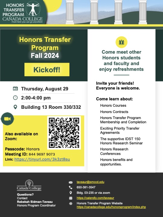 Honors Kickoff Flyer