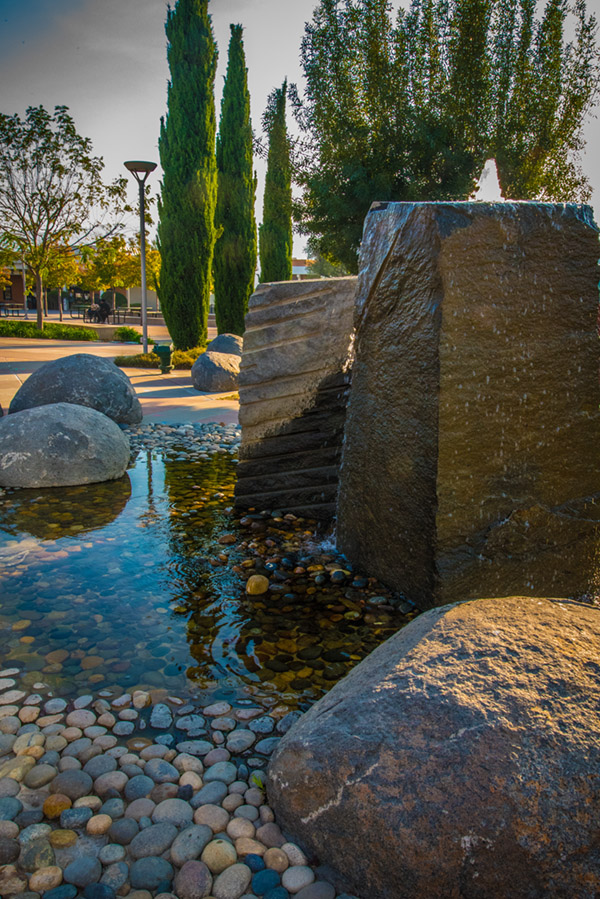 rocky fountain