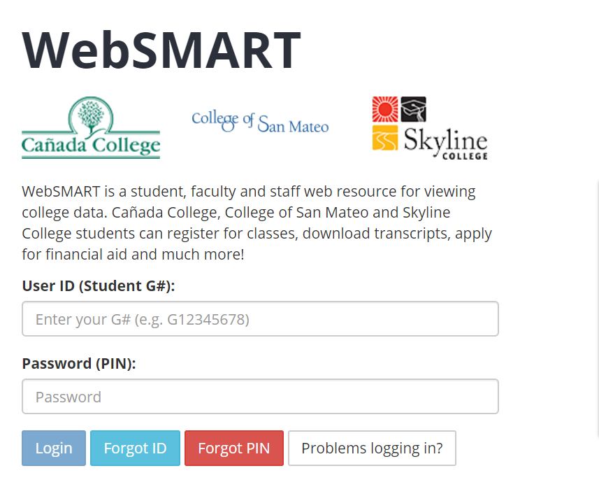 WebSMART Login